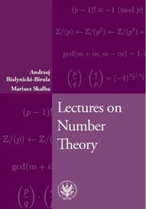 Okładka: Lectures on Number Theory