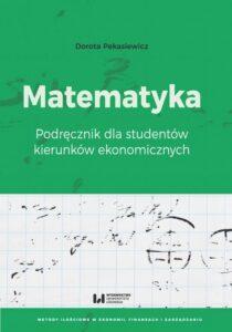 Okładka: Matematyka. Podręcznik dla studentów kierunków ekonomicznych