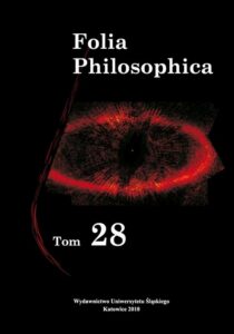 Okładka: Folia Philosophica. T. 28