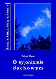 Okładka: O syjonizmie duchowym