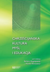 Okładka: Chrześcijańska kultura myśl i edukacja