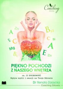 Okładka: Wpływ myśli i emocji na Twoje zdrowie. Piękno pochodzi z naszego wnętrza. Cz. II/3 DUCHOWOŚĆ