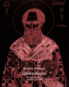Okładka: Quicumque. Atanazjański Symbol Wiary
