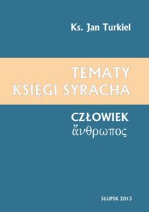 Okładka: Tematy księgi Syracha. Człowiek