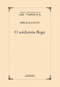 Okładka: O widzeniu Boga